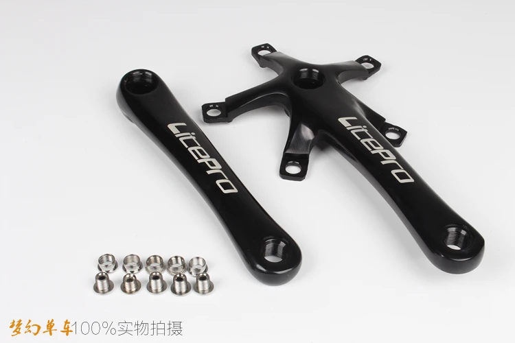 Litepro складывающийся BMX маленький велосипед BCD130 круглая пластина один дисковое зубчатое колесо 45, 47(Европа) 53 56-58 T Звездочка Адреналин