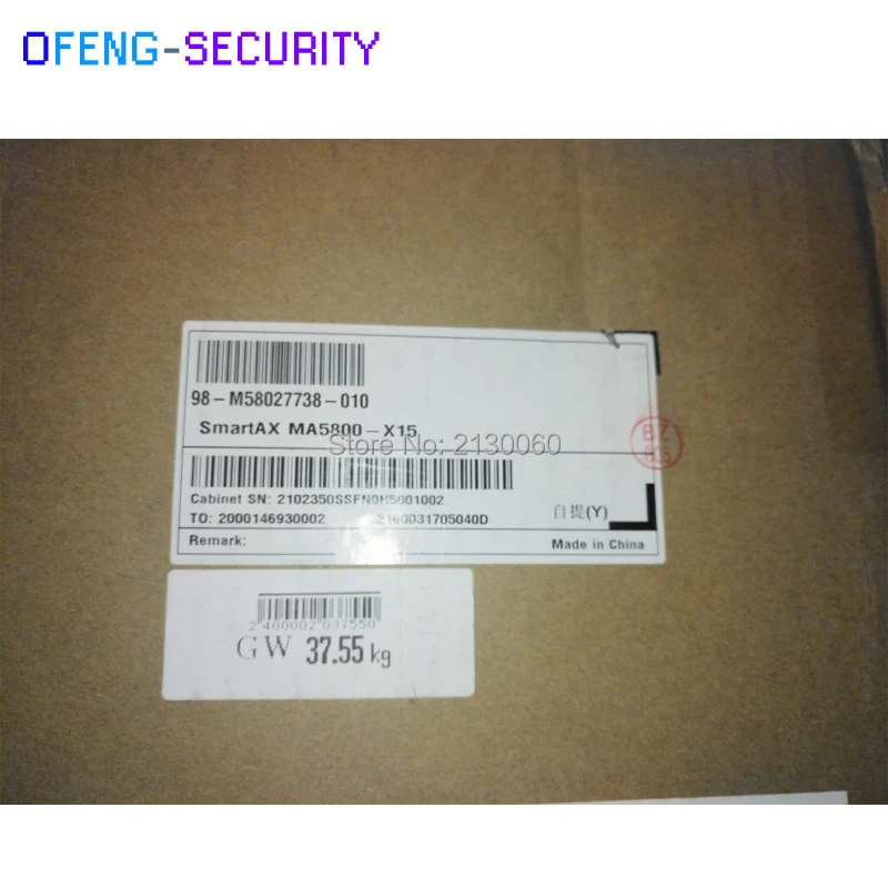 100% оригинал Huawei Smart MA5800 X15 10GE FTTH EPON GPON OLT Opitcal линейный терминал
