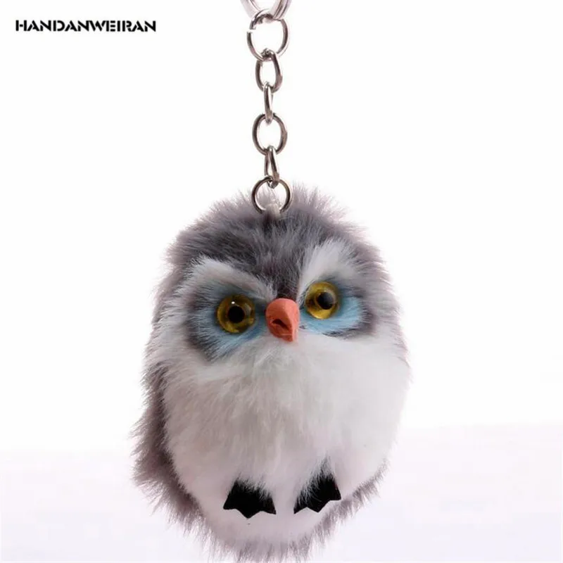 HANDANWEIRAN 1 шт. Новый Kawaii 7 5 см шарик из шерсти совы мягкие игрушки модные милые