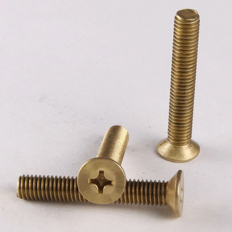 5 шт. латунный винт Перекрестие/плоский винт/Винты с потайной головкой/болты M5 * 8