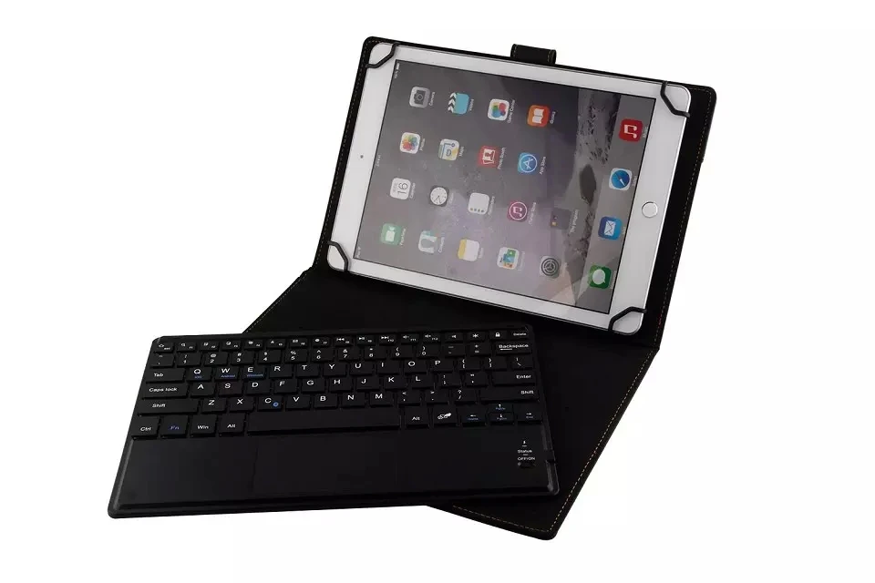 Съемная Bluetooth клавиатура с тачпадом кожаный чехол для Asus Eee Pad TF101 TF201 TF300 TF700 ME302C ME102A