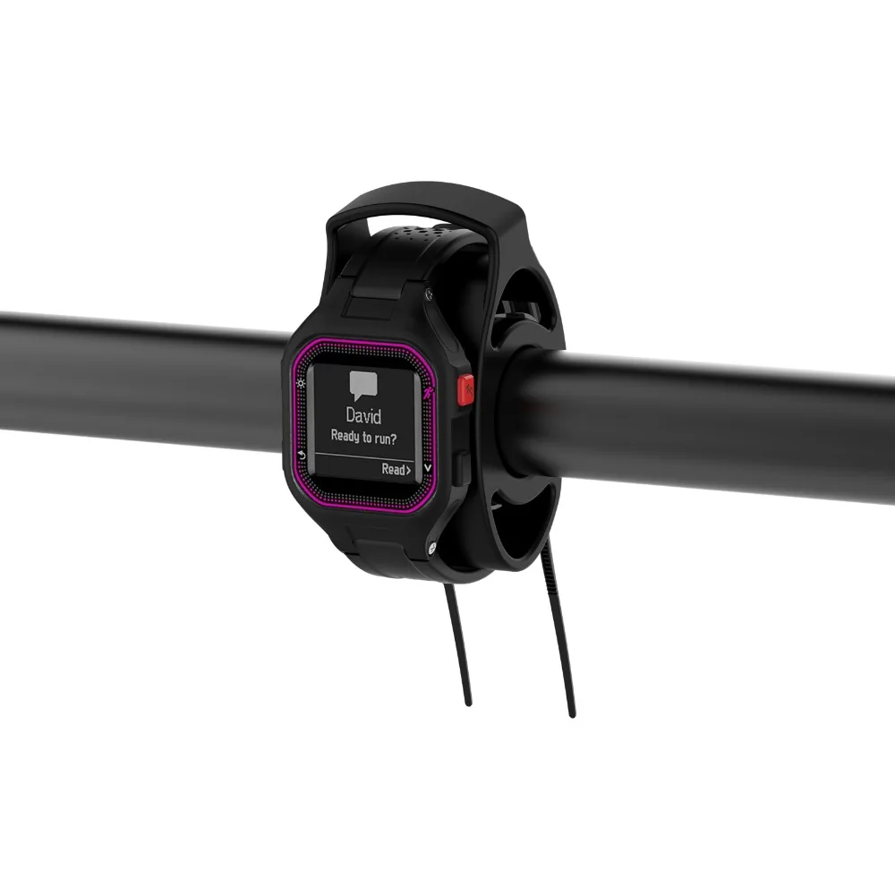 Универсальный силиконовый держатель на руль велосипеда для GPS часов Garmin Forerunner 210