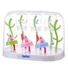 Антибактериальная стойка для сушки детских бутылок, стеллаж для сливных бутылок из искусственного материала с крышкой