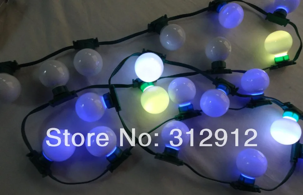 50 узлов DC5V 5050 SMD WS2811 LED technicolor pixel с крышкой milky G40 водонепроницаемый RGB полный цвет в