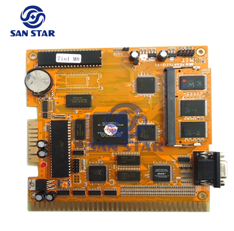 Новый 7 в 1 казино игра Pcb для игрового автомата игровой автомат PCB азартных игр|free