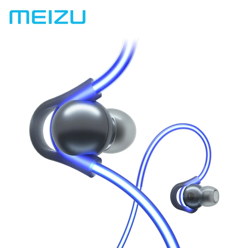 Синий Meizu Halo лазерная Bluetooth беспроводная гарнитура Hi-Fi стерео наушники-вкладыши Apt-X динамические высококачественные спортивные наушники для бега - Цвет: Синий