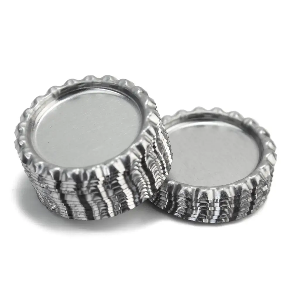 20x колпачки для бутылок серебряные сделай сам пробка вина искусство ожерелий