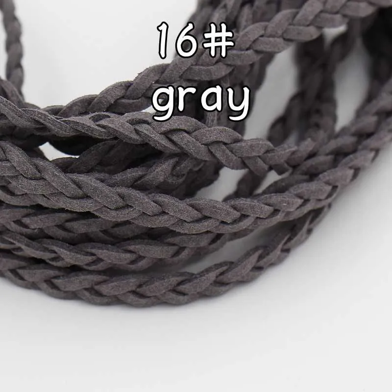 3 м/шт.) 6 мм x 2,5 мм DIY ювелирных изделий многослойный плоский плетеный бархатный шнур мягкая текстура ожерелье и браслеты Шнуры