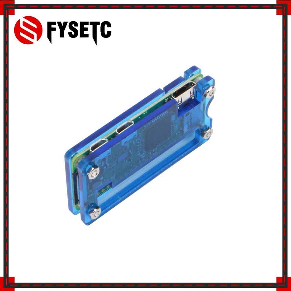 Raspberry Pi Zero W акриловая коробка синяя корпус совместимый с 0|Аксессуары для