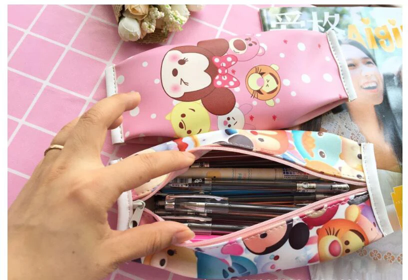 5 шт. KT Melody Twin Stars Микки из искусственной кожи для макияжа многофункциональная