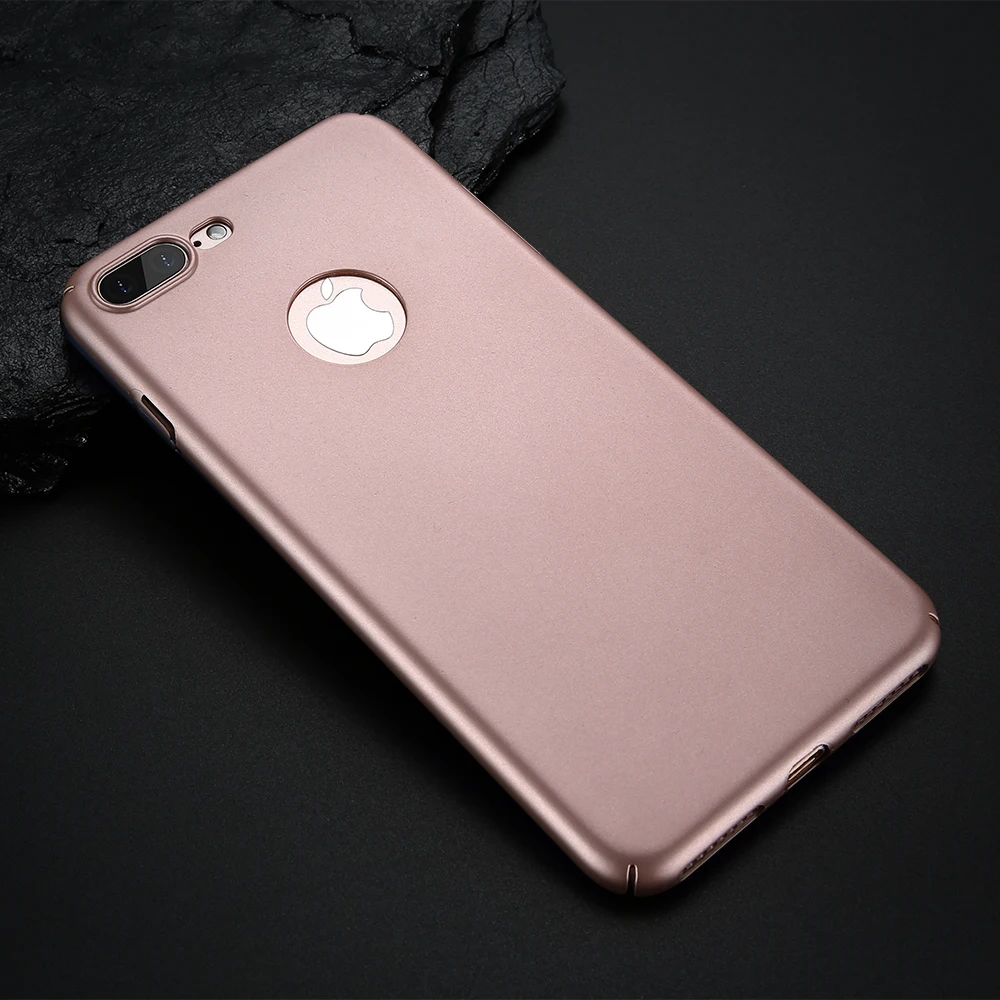 KISS чехол матовый жесткий пластик для телефона s iPhone 7 6 6s Plus 5 S SE ультра тонкий