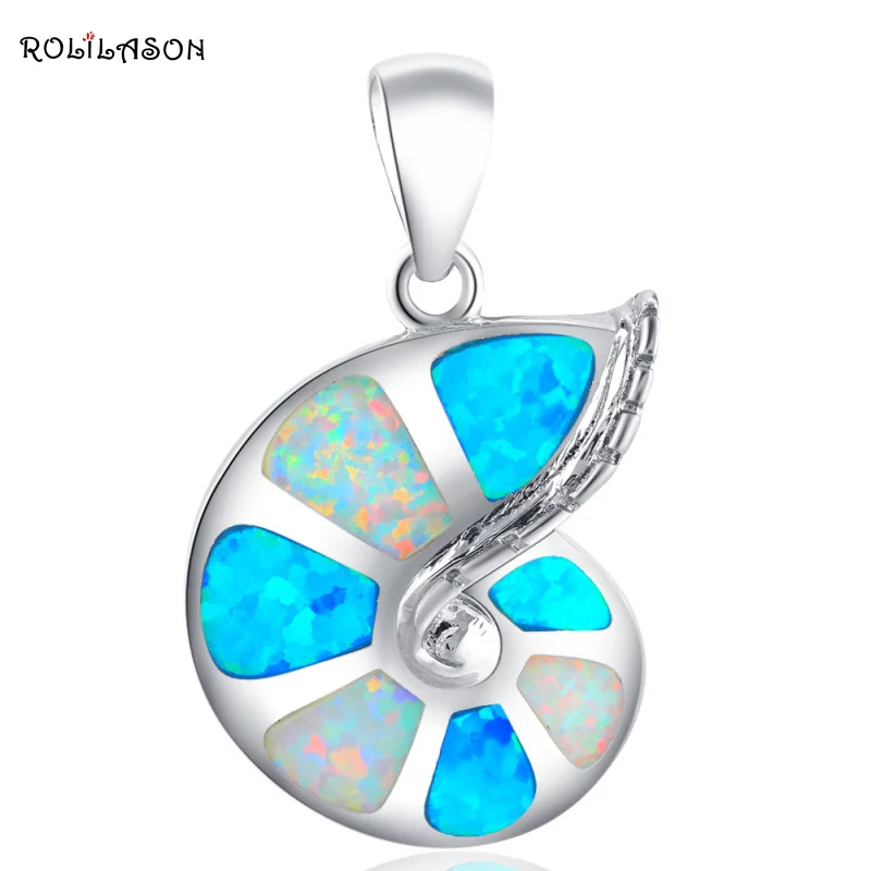 Нежный стиль удивительный синий и зеленый огненный опал Серебро штамп Цепочки