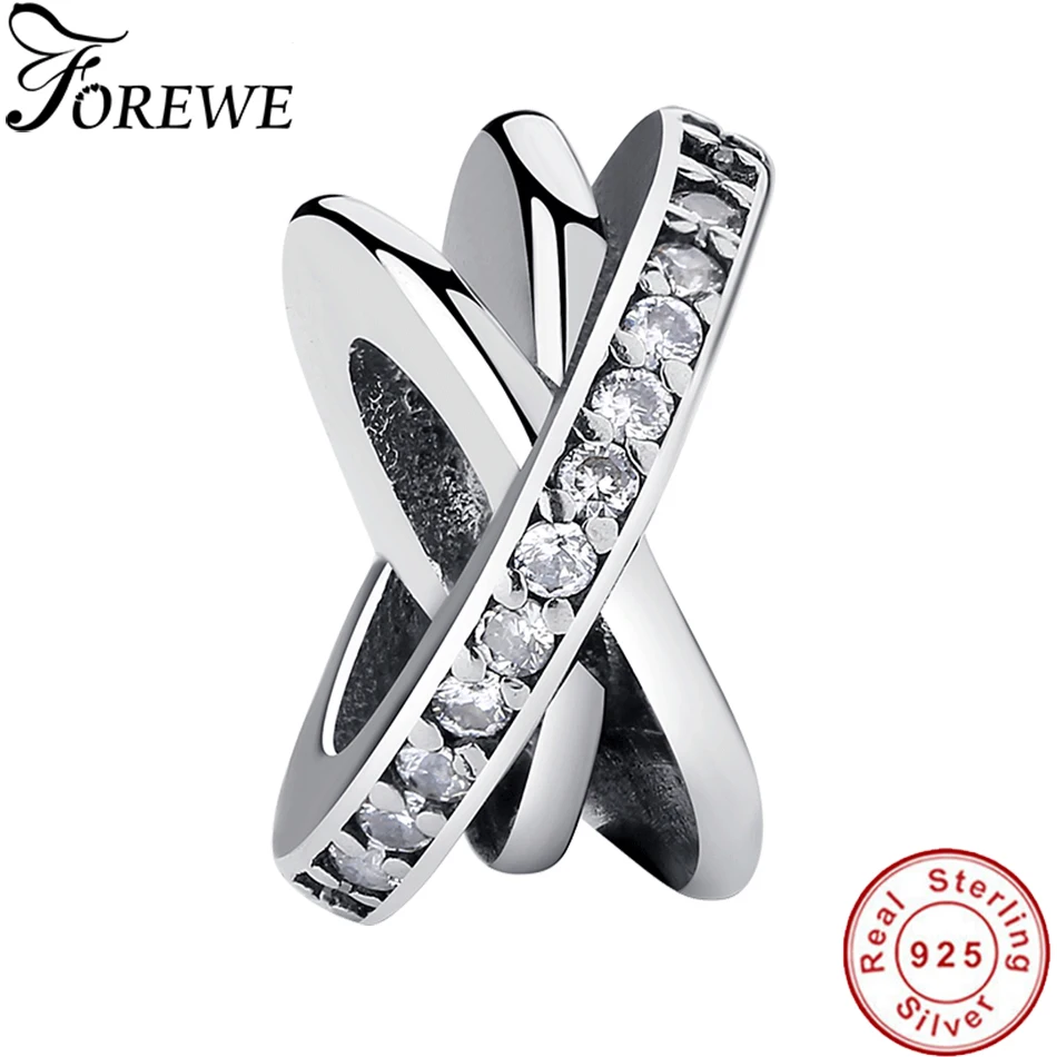 FOREWE Fit Pandora очаровательный браслет оригинал Стерлинговое Серебро 925 пробы