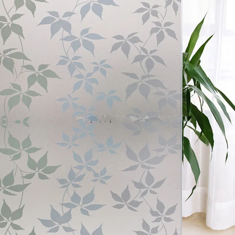 Съемная пять листьев цветок лоза высокого класса цветная печать статическая