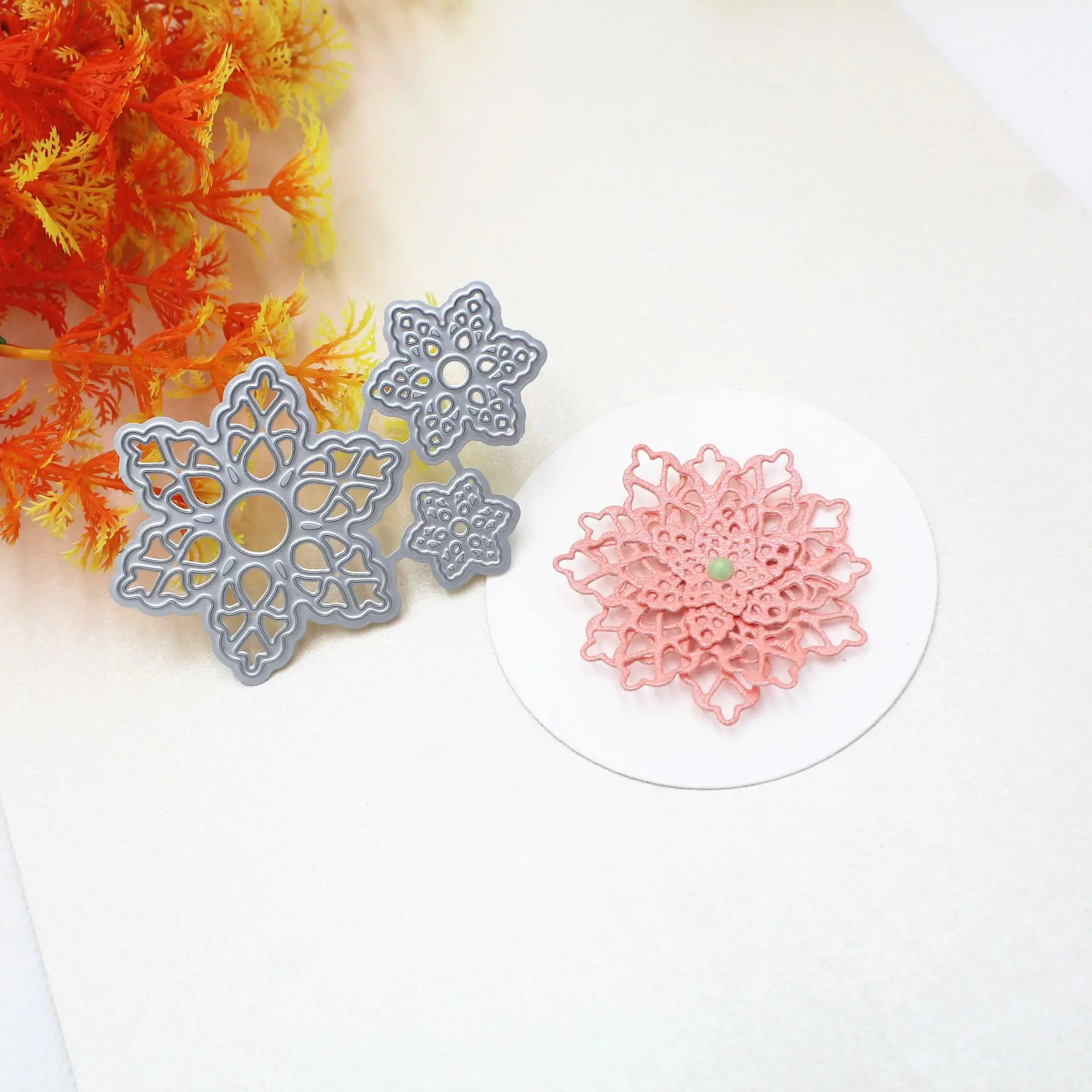 3D Цветочные металлические режущие штампы шаблон для кружевных лепестков альбома