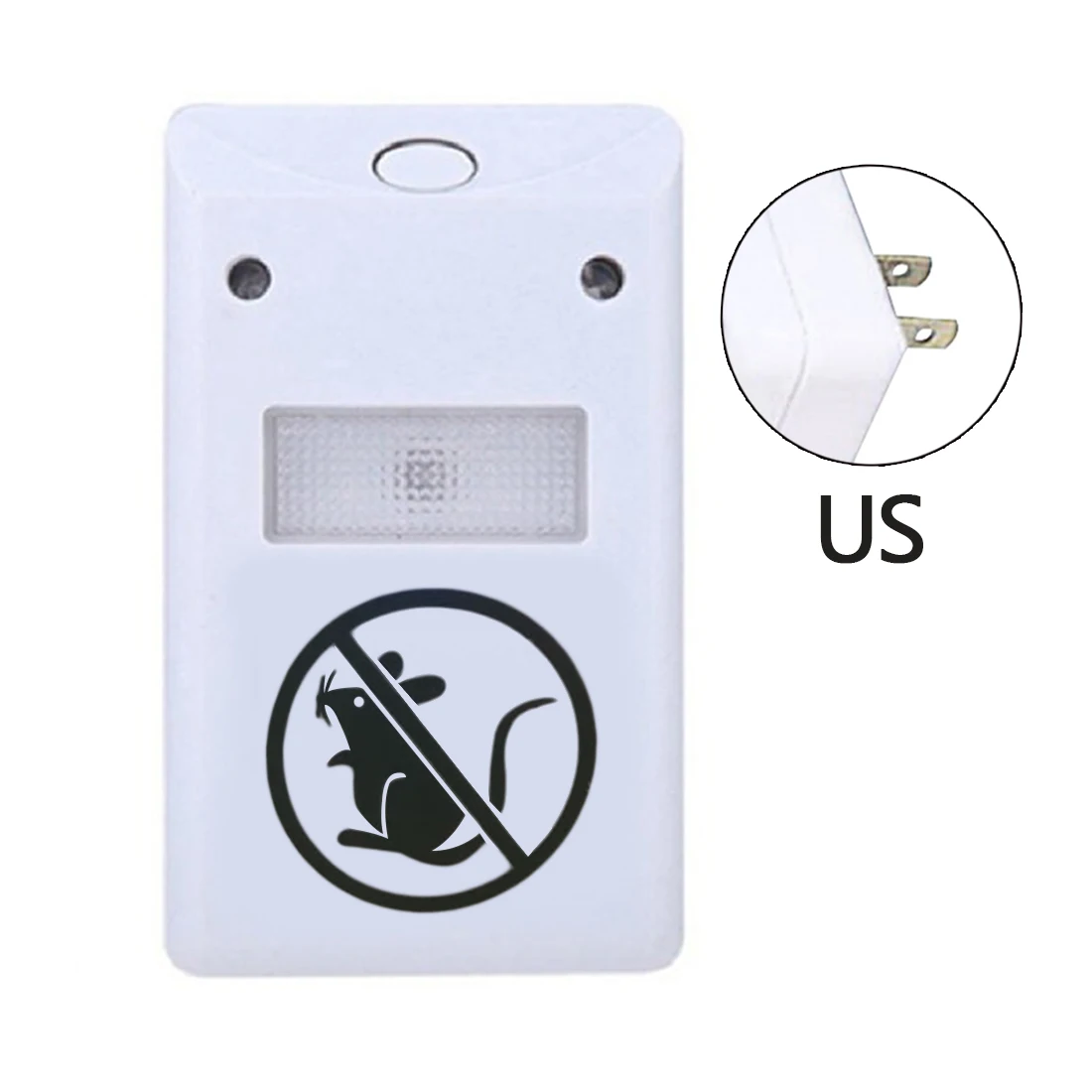 

US Plug Electronic Ultrasonic Rat Mouse Mice Repellent Rodent Pest Bug Reject Mole Mosquito Cockroaches Repeller