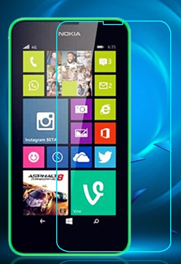 Удивительные 9 9н 2.5D Нм Закаленное Стекло-экран протектор для Nokia Lumia 630 635 RM-976 RM-977