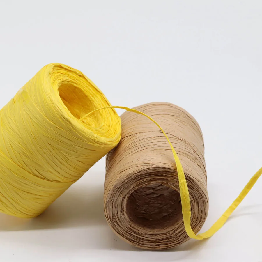Ручная пряжа из рафии 180м
