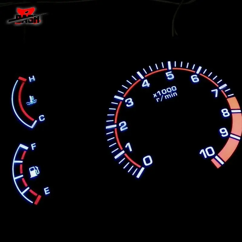 DASH EL Glow Gauge для Virage 1997 1.8L цифровой счетчик пробега темно синяя панель обратный