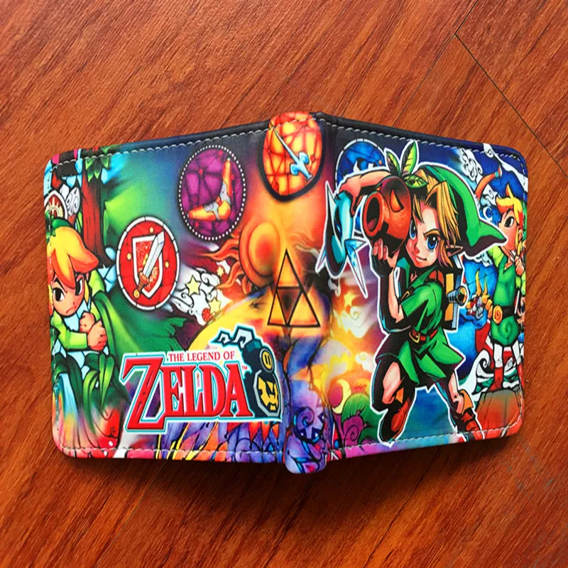 Крутая игра дизайнер Аниме Кошелек и Женские Кошельки Легенда о Zelda бумажник