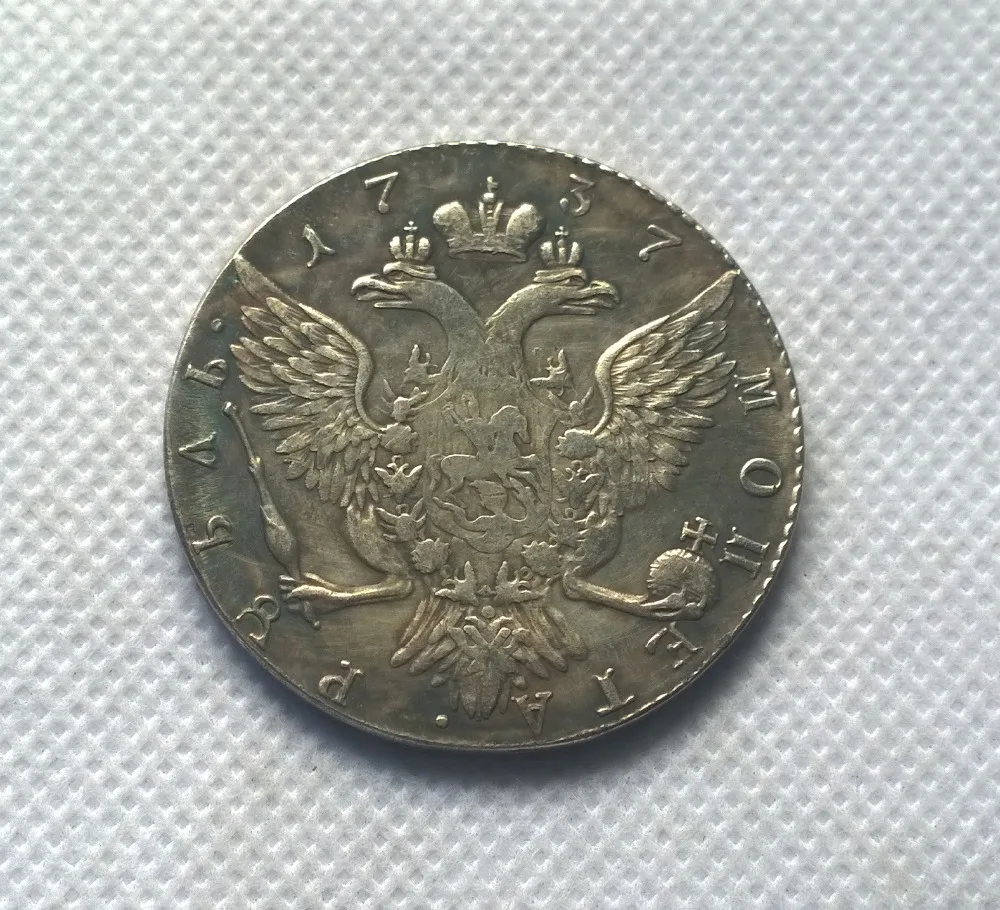 Type#2: 1737 RUSSIA 1 ROUBLE COIN COPY FREE SHIPPING |