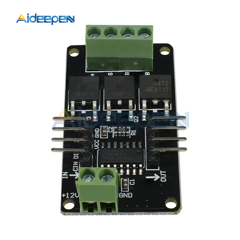 1 шт. Светодиодная лента модуль драйвера V1.0 для Arduino UNO R3 для MCU системы для Arduino STM32 AVR 12 В DC 5 В MCU полноцветная RGB плата одна