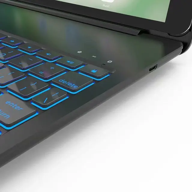 Алюминиевый Чехол для клавиатуры с подсветкой Bluetooth iPad 10 5 Pro A1701 A1709