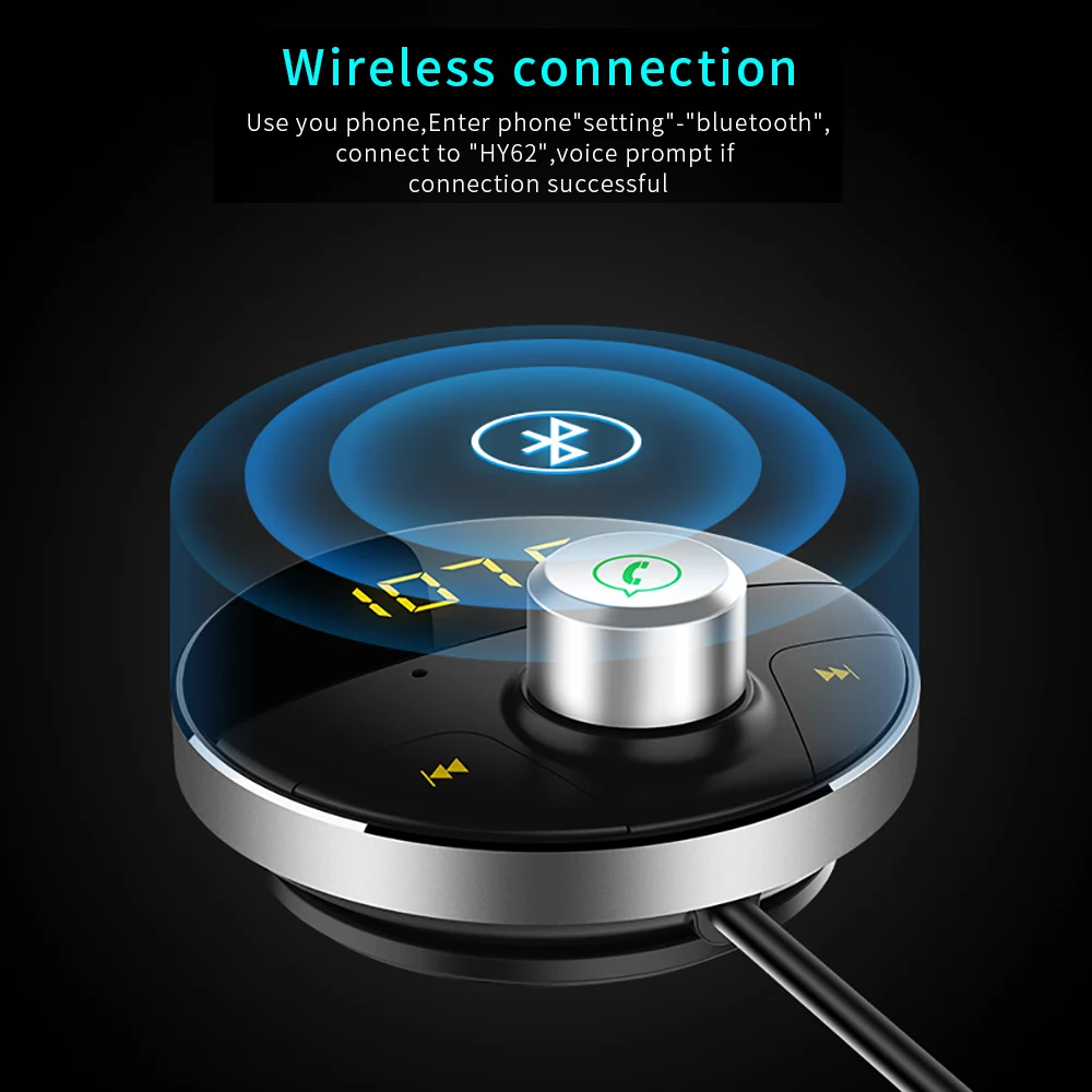 Bluetooth автомобильный комплект AUX Hands Free авто динамик USB адаптер 3 5 мм аудио Музыка MP3