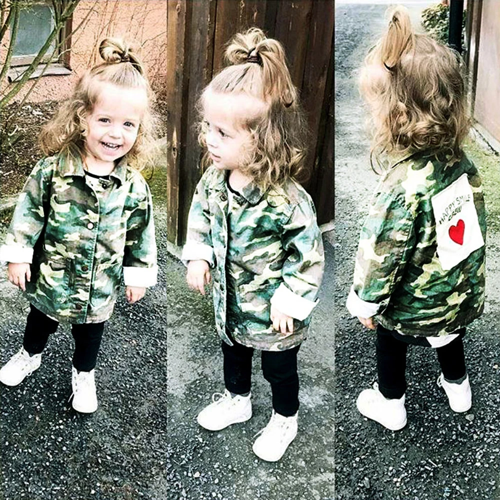 

chifuna Brand Kids Jacket Camouflage Girls Jacket Autumn Outwear Fashion Trend Children's Clothing 2017 Boys Jackets and Coats