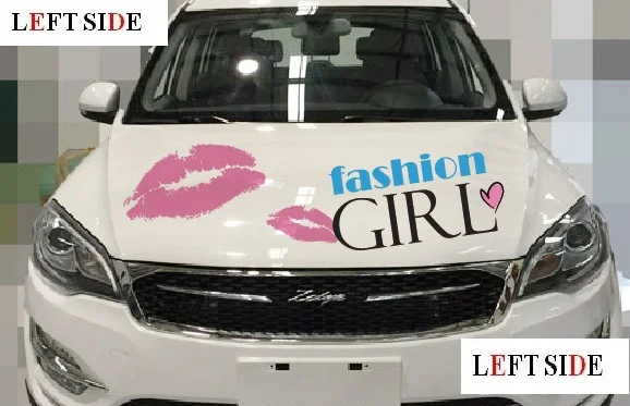 LEFT SIDE Full Body Car Stickers Tailor-made Camouflage Vinyl Decoration Spray Paint Fashion Girl Cartoon | Автомобили и