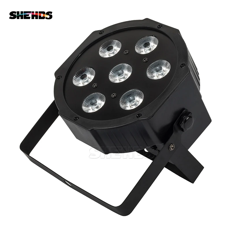 10 шт./лот LED Par 7x18 Вт свет RGBWA + UV 6IN1 dmx сценический для дискотеки диджеев ночных