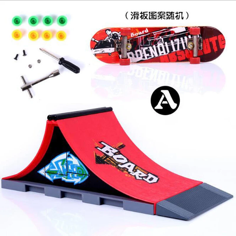 Finger Skateboards Skate Park Ramp Parts для Tech TRAINING Deck детский подарочный набор пальчиковые