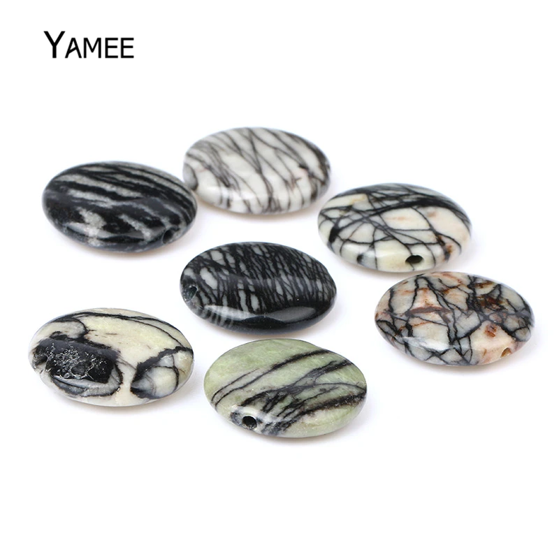 Бусины из натурального камня диаметром 18 мм черные круглые серпантиновые бусины