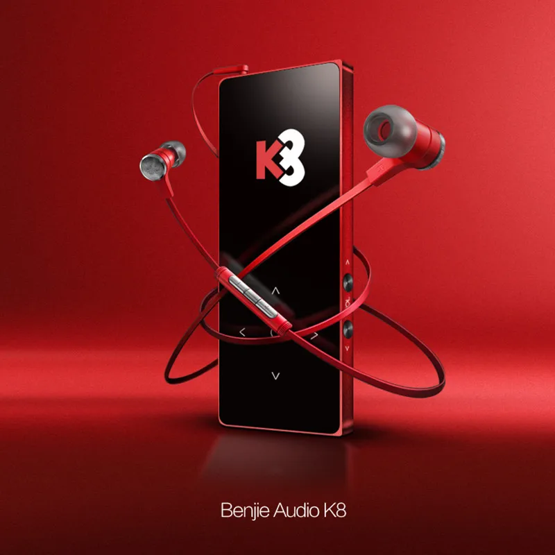 BENJIE Bluetooth mp3 музыкальный плеер ультра тонкий сенсорный экран MP3 роскошный HIFI без