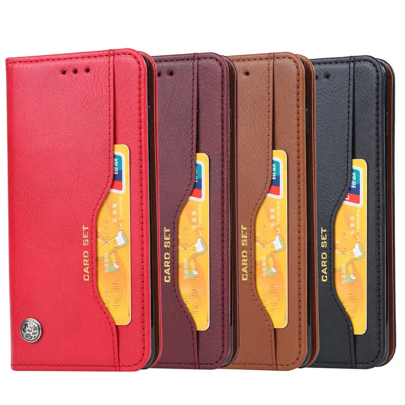 Автоматический Магнит Чехол портмоне из кожи с откидной для samsung Galaxy S10 плюс S10E A7