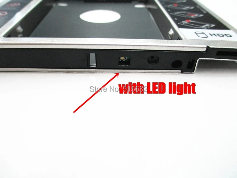Новый 12 7 мм 2 й HDD SSD жесткий диск адаптер Caddy разъем отсека для HP Probook 4530s SATA|2nd hdd|caddy