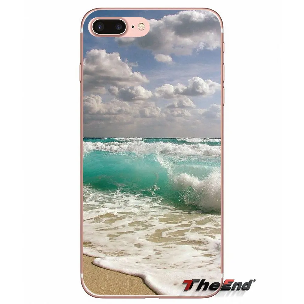 Чехол для HTC One M7 M8 A9 M9 M10 E9 Plus Desire 630 530 626 628 816 820 Motorola G G2 G3 Summer nature sea blue Ocean Waves |