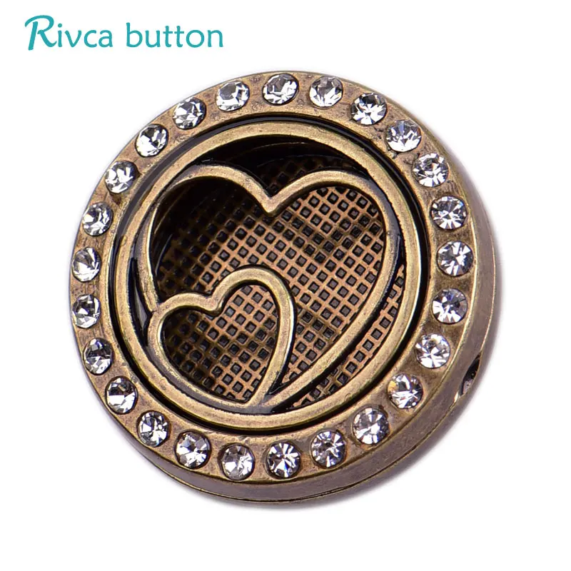 14 стилей D03665 новинка rivca защелкивающаяся искусственная медальон сердце дерево