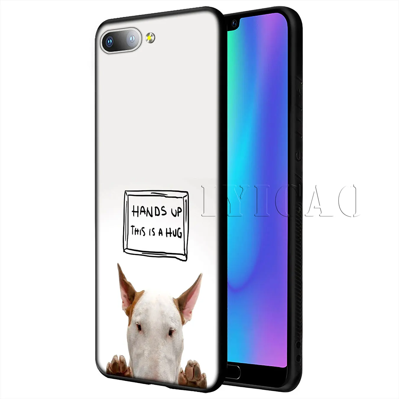 IYICAO бульдотерьер бультерьер собака Новинка Fundas мягкий чехол для huawei P20 Pro P10 P8 P9 P30