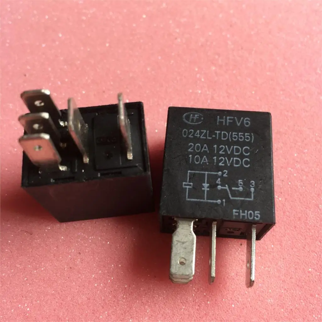 HFV6 024ZS TD555 24В РЕЛЕ 5PIN|Реле| |