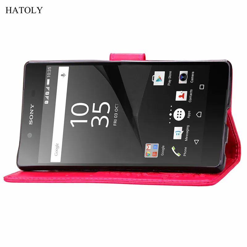 Для Sony Xperia Z5 чехол Флип кожаный для кошелек сумка телефона E6603 E6633 E6653 E6683|case for sony