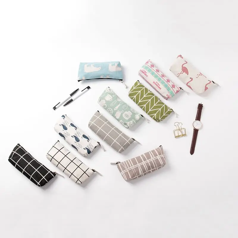 Чехол Harphia Sweet Pencil Box на молнии с рисунком фламинго 17 дизайнов|Пеналы| |