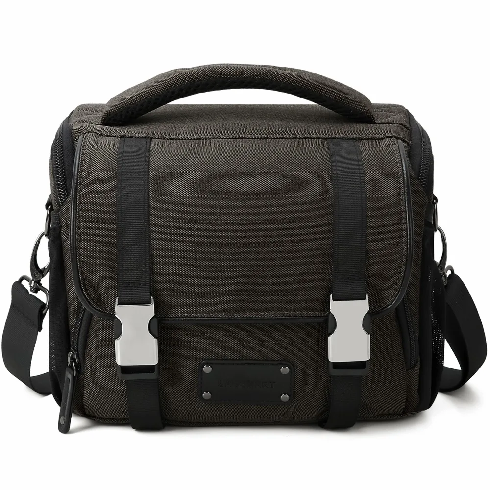 BAGSMART водонепроницаемая сумка для камеры с дождевиком DSLR/SLR Камера сумка на плечо для Canon Nikon sony Компактная сумка для объектива