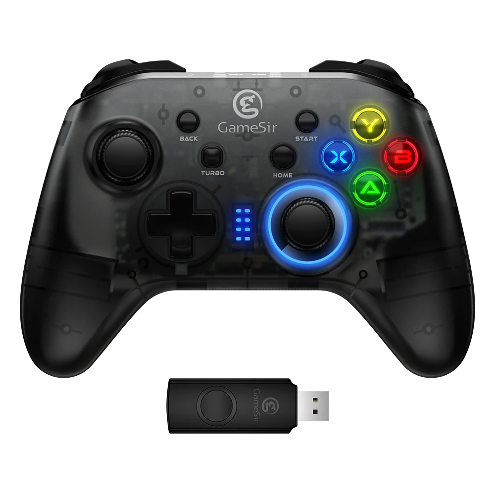 Беспроводной игровой контроллер GameSir T4 2 4 ГГц (USB приемник) USB проводной геймпад