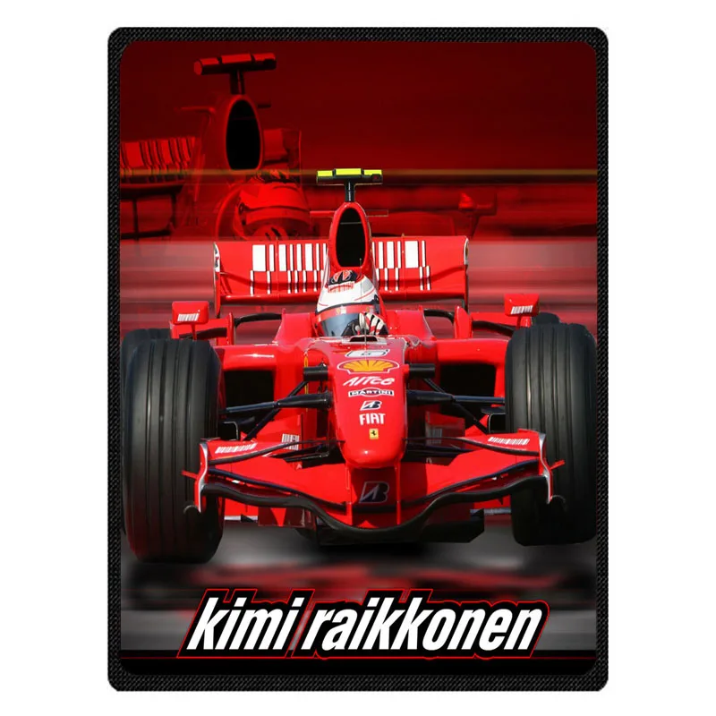 Новые Kimi Raikkonen Детские летние одеяла Aircon мягкие толстые фланелевые флисовые