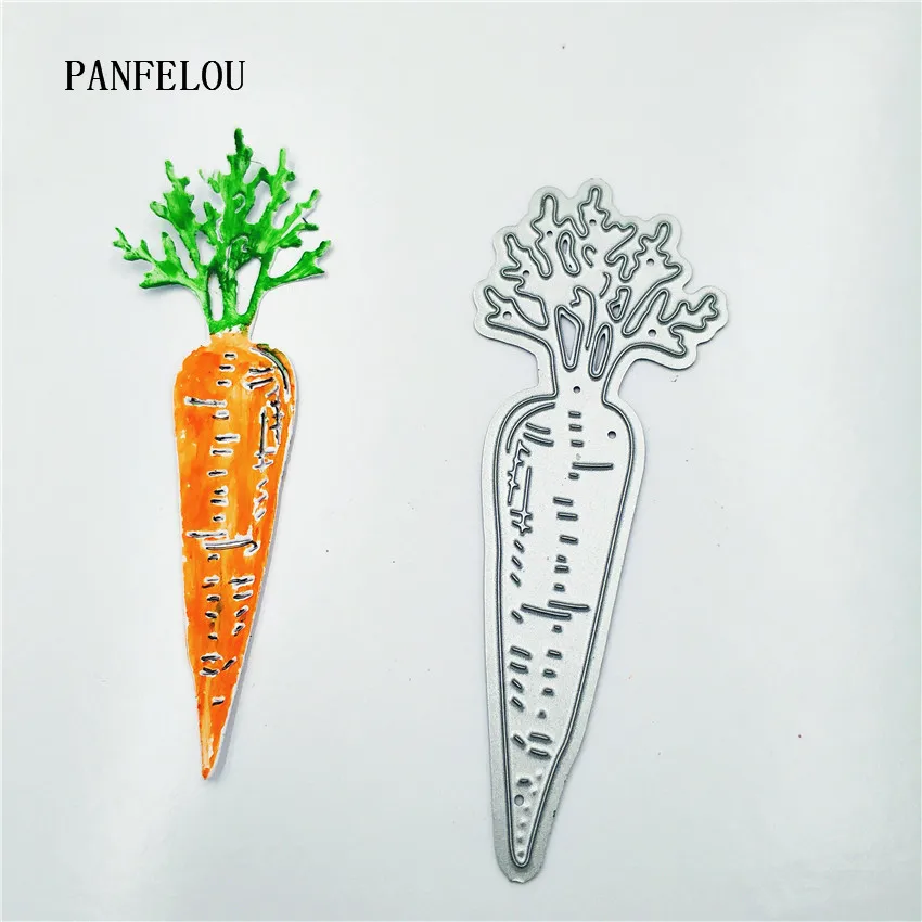 PANFELOU Урожай морковь металла ремесло бумаги высечки Скрапбукинг/DIY День