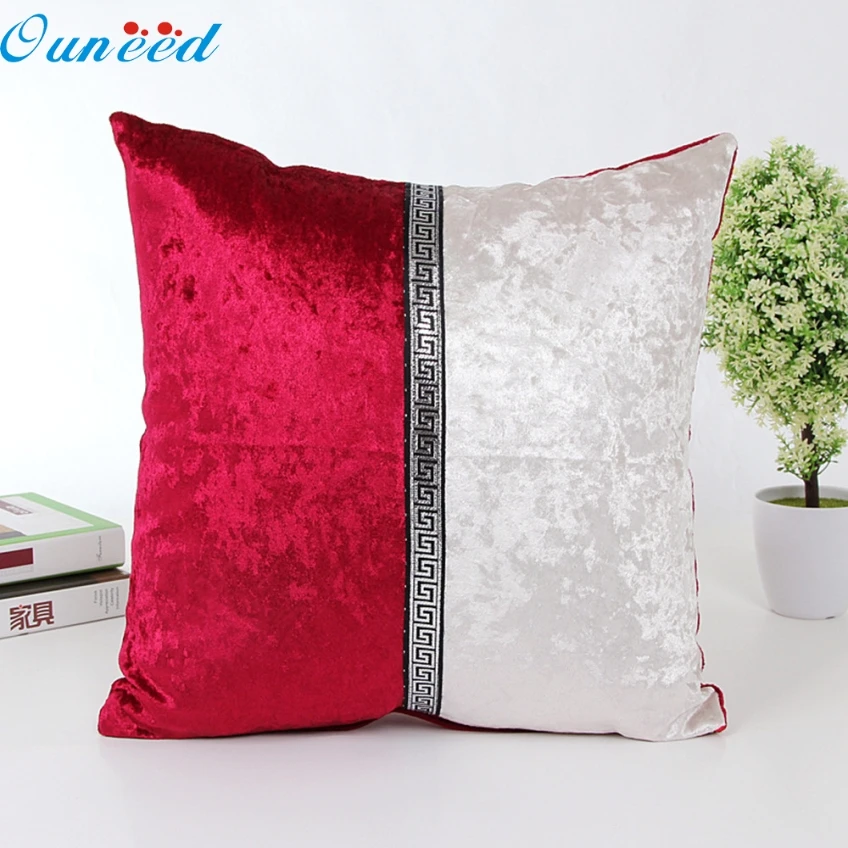 Ouneed 45x45 см счастливый высокое качество красота дома De Coussin семь видов фарфоровый чехол для подушки кафе домашний декор Чехлы для подушек
