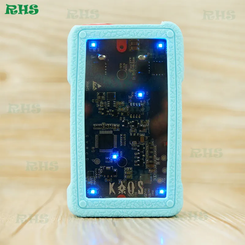2 шт. силиконовый чехол для аккумуляторной светодиодный свет Sigelei Kaos Z Top Box Новый