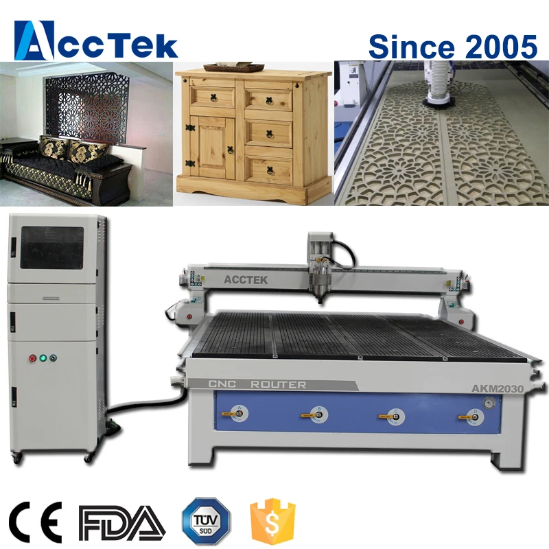 AKM2030 3d ЧПУ резьба машина/маршрутизатор cnc 2030 2000 x 3000 dsp по дереву машина|Фрезы