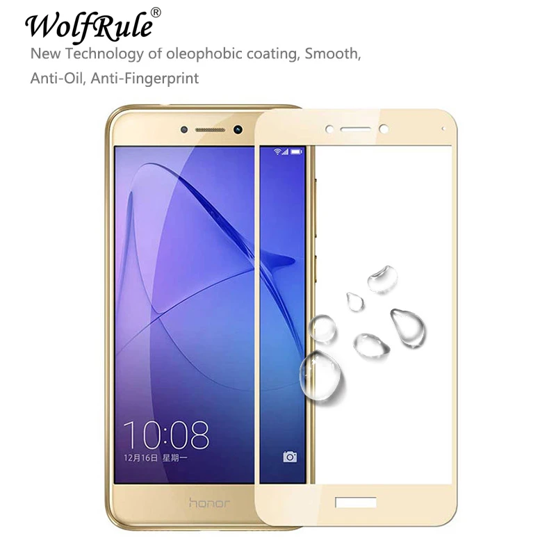 Protector de pantalla de vidrio templado para Huawei P9 Lite 2017, Protector de pantalla de vidrio templado para Huawei P9 Lite 2017, pel&iacute;cula de vidrio de cobertura completa P9 Lite 2017, 2 uds.-1